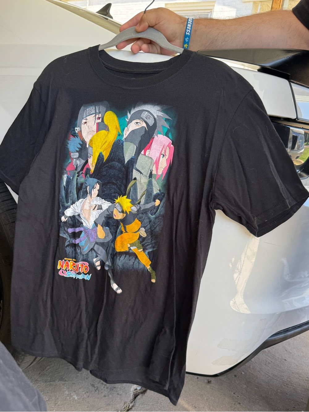 Vintage Naruto Shippuden Anime Shonen Jump T-Shirt Size Large